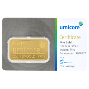 Umicore: Die sichere Wahl für Goldbarren
