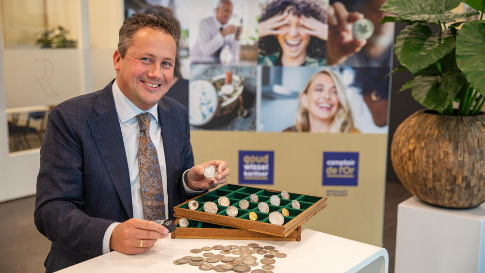 Verzameling verkopen bij Goudwisselkantoor